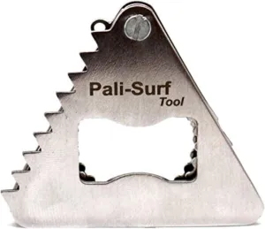 | Ultimate SURF Gift | Keychain - Multi Tool | Fin Key | Wax Comb | Wax Scraper | Bottle Opener | Screwdrivers|   6 FCS GRUB Screwss