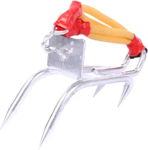 1 Pair Carbon Steel Tree Climbing Tools Set with Elastic Rubber Climb Rack and Safety Pedal for Camping Fruit and Jungle Survival Random Color Random Color