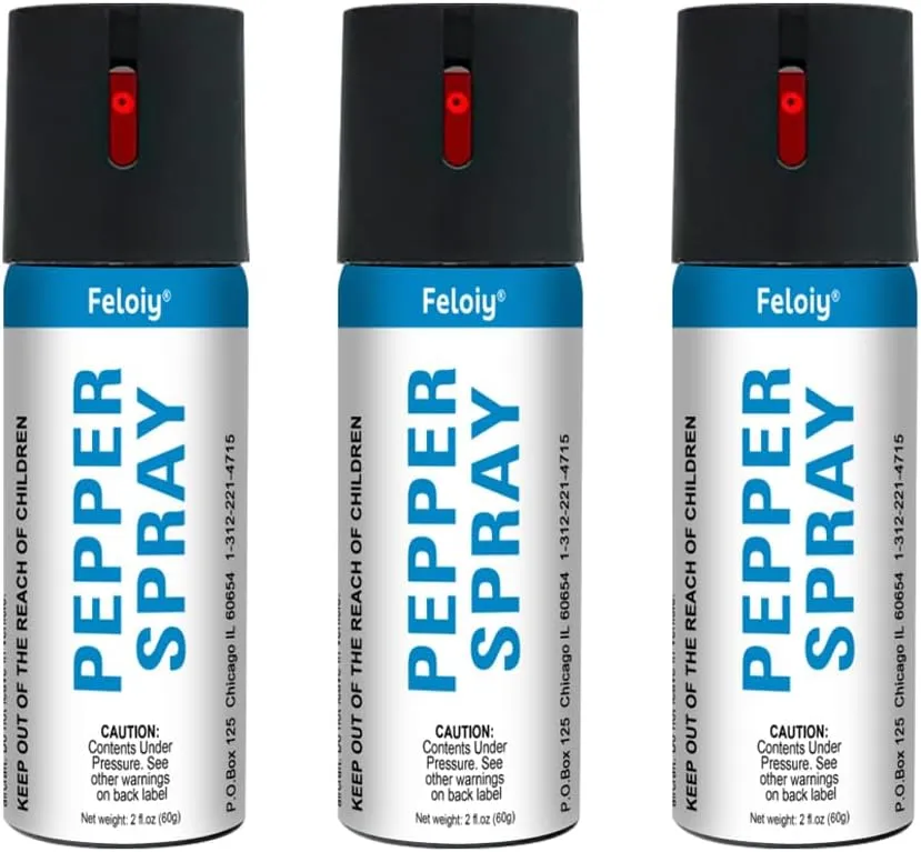 1 to 4 Bottles - 60ml Pepper Spray, Easy to Carry, protruding Nozzle Design, Quick to use, Safe and Easy to use