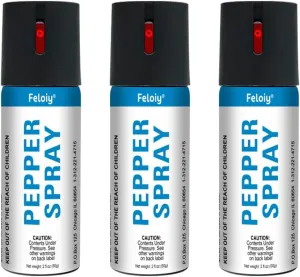 1 to 4 Bottles - 60ml Pepper Spray, Easy to Carry, protruding Nozzle Design, Quick to use, Safe and Easy to use