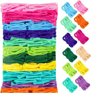 1000 PCS Loom Loops Potholder,Potholder Loom loops For Kids,Weaving loom loops Colorful Loops Craft Flexible Loom DIY Kit Colorful Weaving Crafts for Kids Adults Loops Elastic Weaving Loops Only