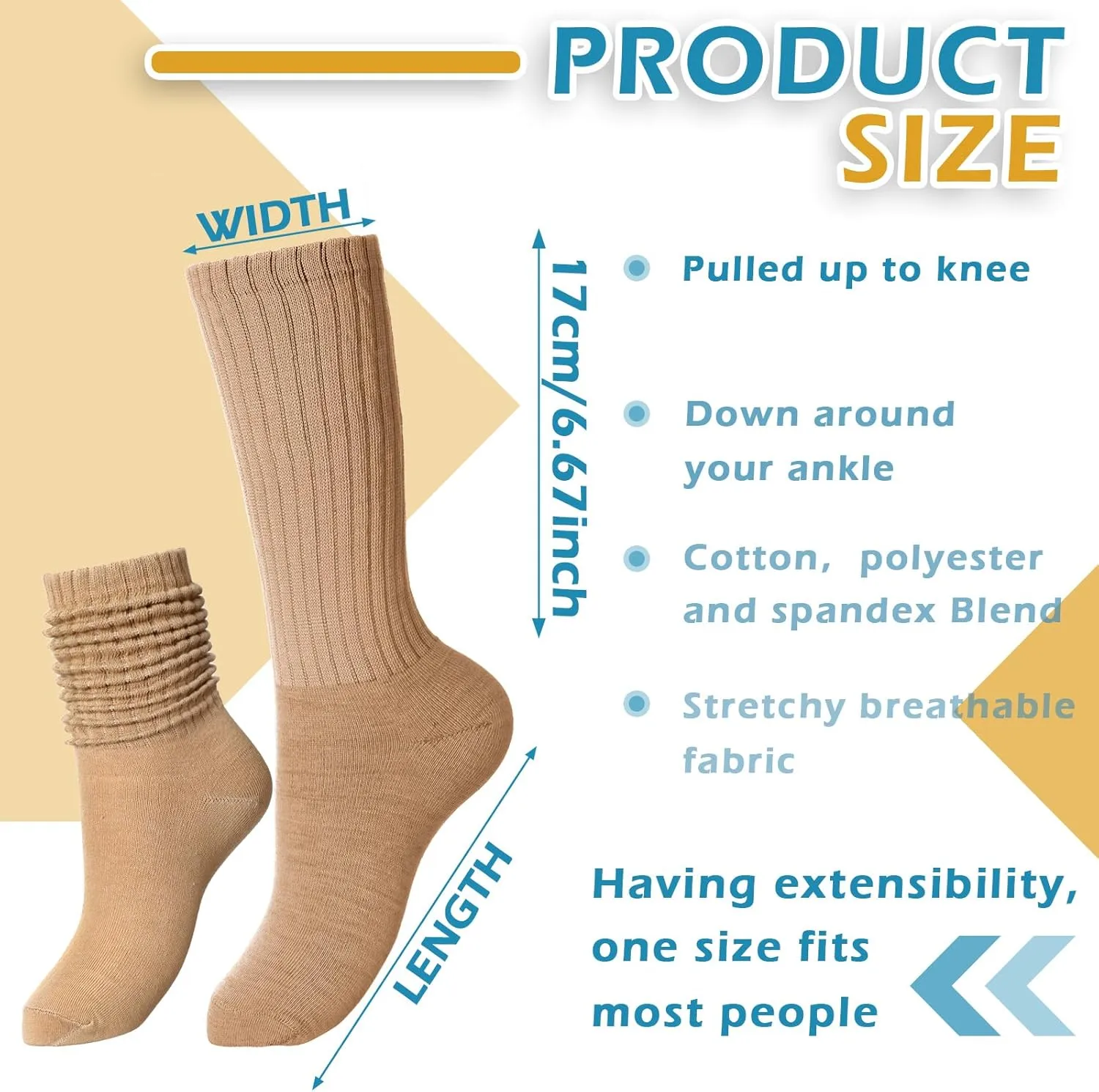 12 Pairs Slouch Socks for Woman Fuzzy Warm Scrunch Boot Winter Fluffy Socks for Women Christmas Gifts