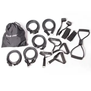 15pcs Resistance Bands Home Gym Workout Fitness Exercise Kit Yoga Set