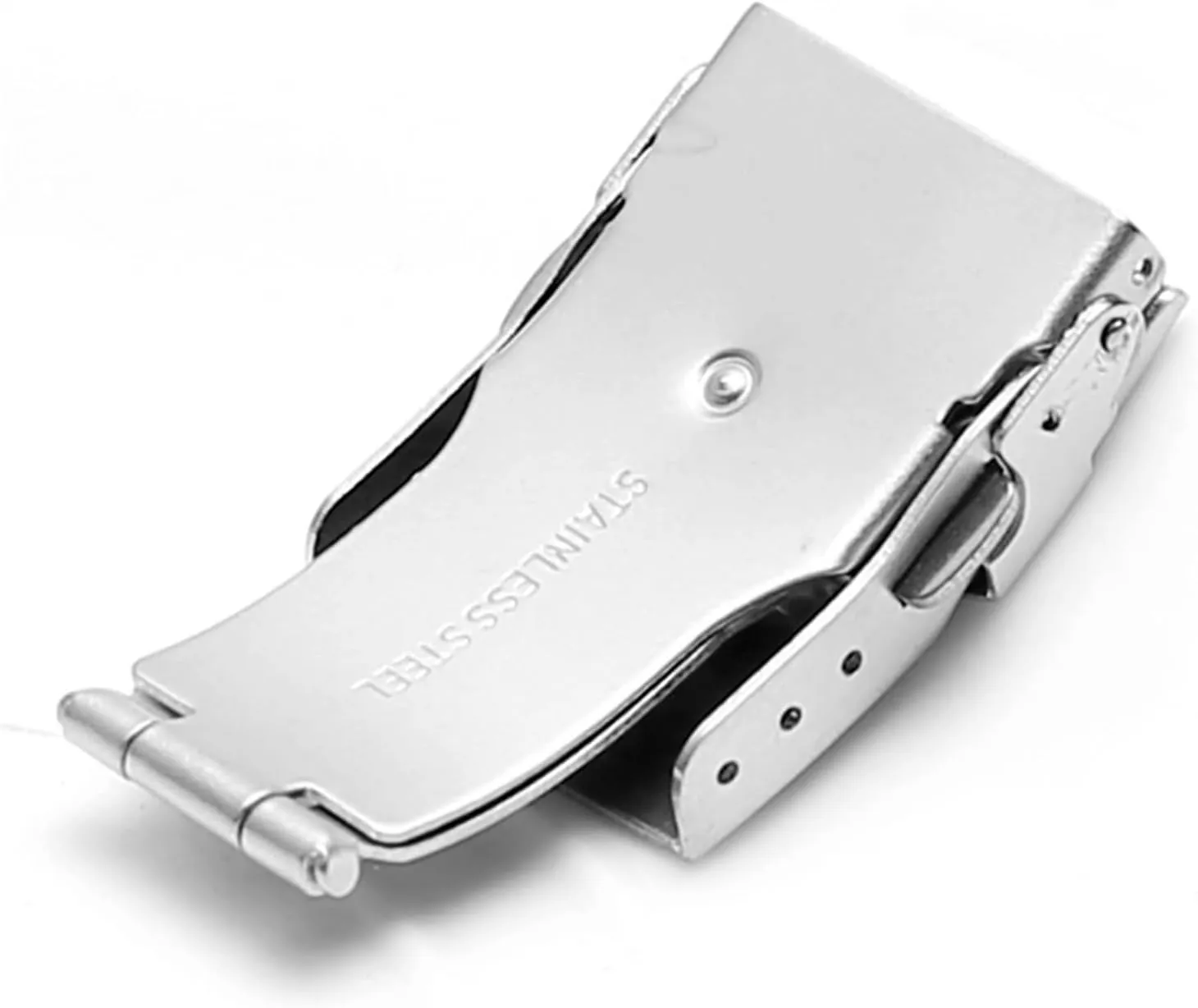 16mm 18mm 20mm 22mm Stainless Steel Watchband Buckle Watch Folding Buckle Fit for Ghost Diving Buckles Watch Accessories(16mm-Withlogo)