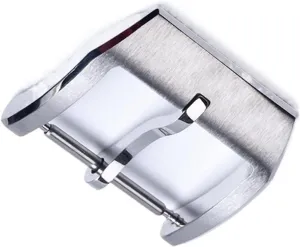 18mm 316L Stainless Steel Deployment Butterfly Watch Buckle For IWC Big Pilot Spitfire Strap Folding Clasp