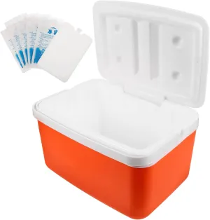 1set Portable Insulated for Outdoor Activities Thermal Storage Container Comfortable Handle for Camping Fishing and Food Preservation