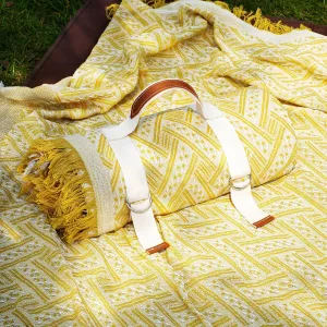 2 in 1 Extra Large Outdoor Picnic Blanket Camping Mat Lightweight Oversized Giant Turkish Boho Beach Towel Mexican Serape Baja Cobijas Mexicanas Para Mesa Park Stadium Outside Festival Grass Hammock