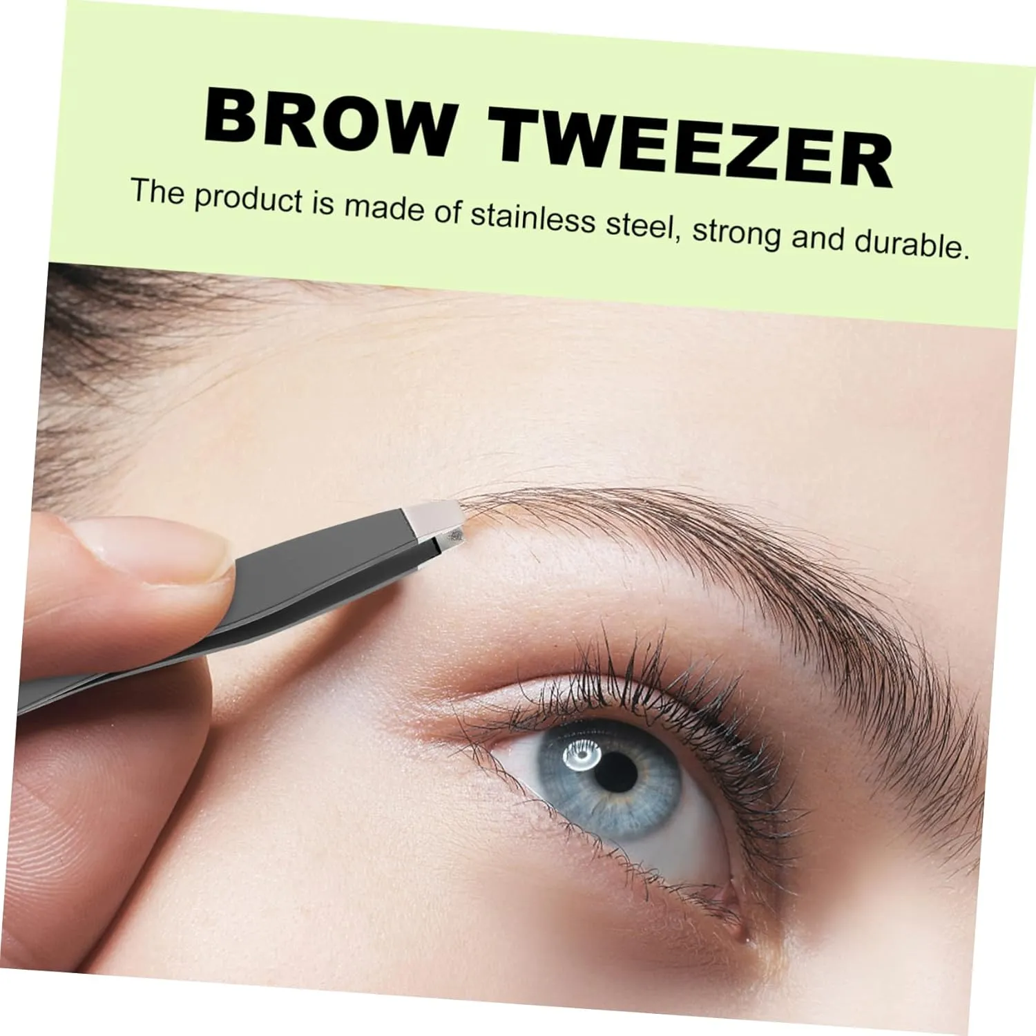 20pcs Eyebrow Clip Stainless Steel Grooming Tools for Precision Trimming for Eyebrow Shaping False Eyelash Application and Sticker