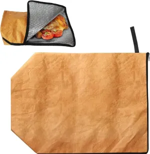21" BBQ Blanket for Resting Meat, BBQ Meat Blanket, Reusable Insulated Brisket Resting Blanket with Zipper, Large Capacity Foldable Meat Resting Bag for BBQ