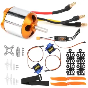 2217 Motor Kit RC Helicopter Propeller Metal   Plastic Safety Assembly for House Toys Remote Control Outdoor