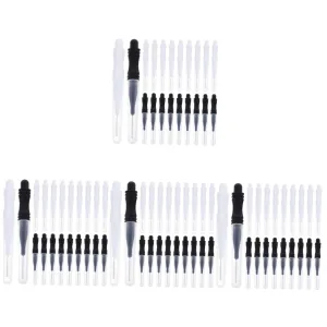 240pcs Micro Eyebrow Brush with Caps Portable Brow Lamination Tool for Eyelash Lift and Makeup Lightweight Protective for Travel and Sharing