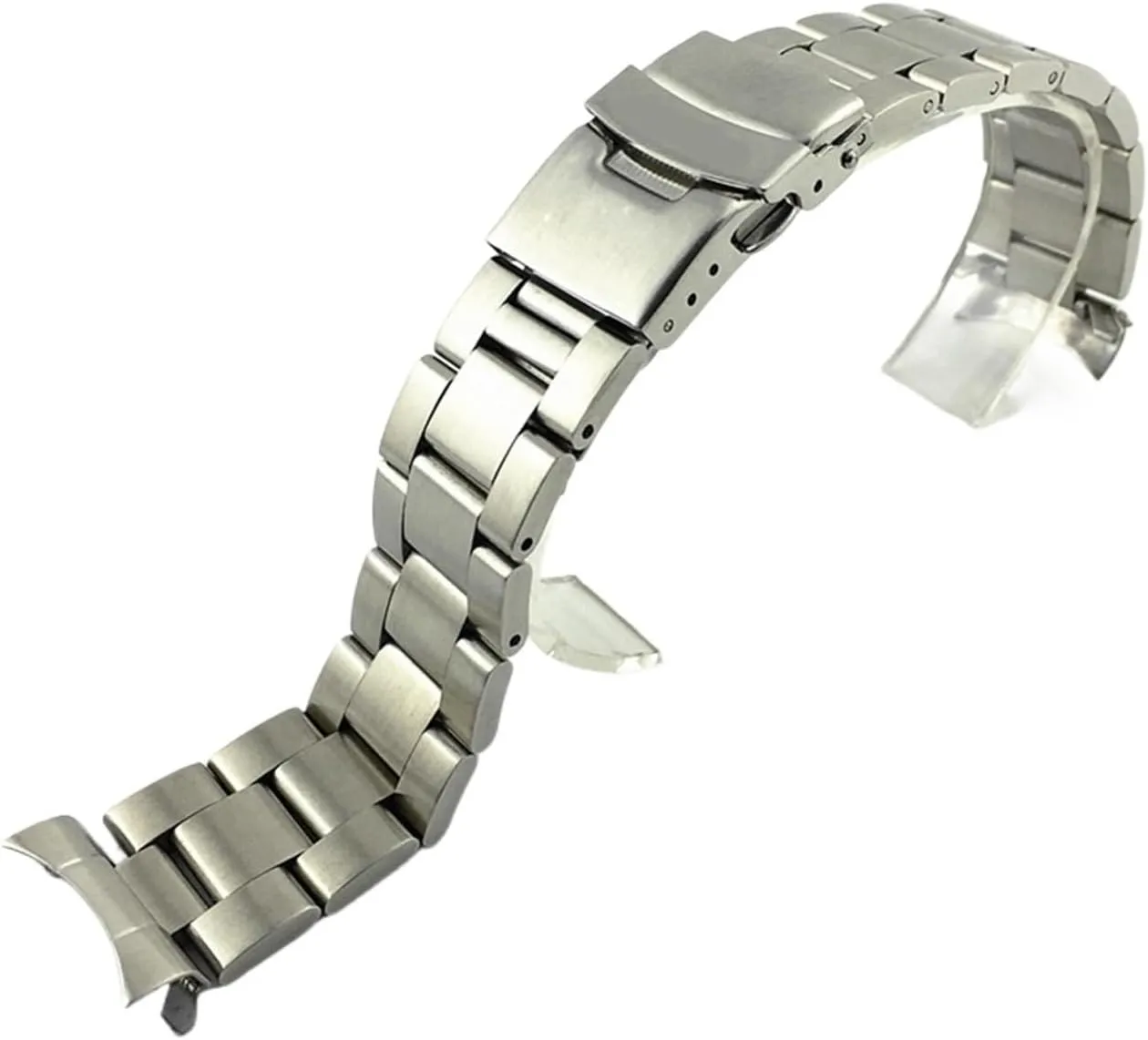316L Stainless Steel Watchband 18 19 20 21 22 23 24 26 28 30mm Curved End Watch Band Strap Wristbands Bracelet