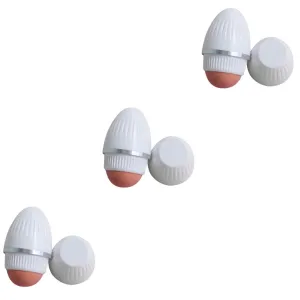 3pcs Facial Oil Absorbing Roller Volcanic Compact Travel Tool for Oily Makeup Freshness and Easy Storage for Daily Use