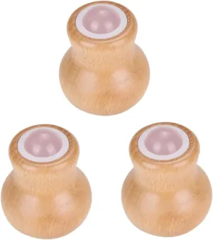 3pcs Jade Facial Massage Roller Portable Skincare Tool for Puffiness Relief Compact Design for Home Travel Versatile Jade for Neck Face Hands Legs Relaxation