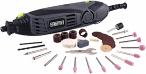 40 Piece Rotary Tool with Accessories Kit, Pencil Style, and Spindle Lock Design for Repairs and Home Improvement