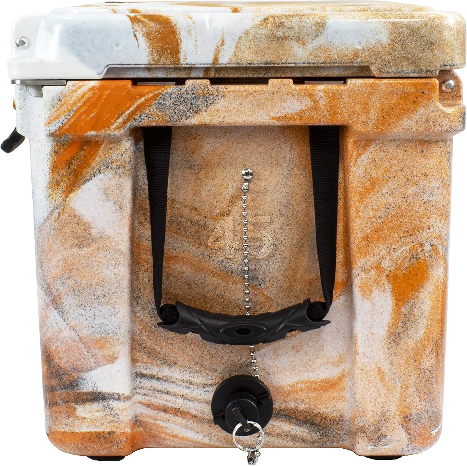 45 Camo Quart Ice Chest Heavy Duty High Performance Roto-Molded Commercial Grade Insulated Cooler