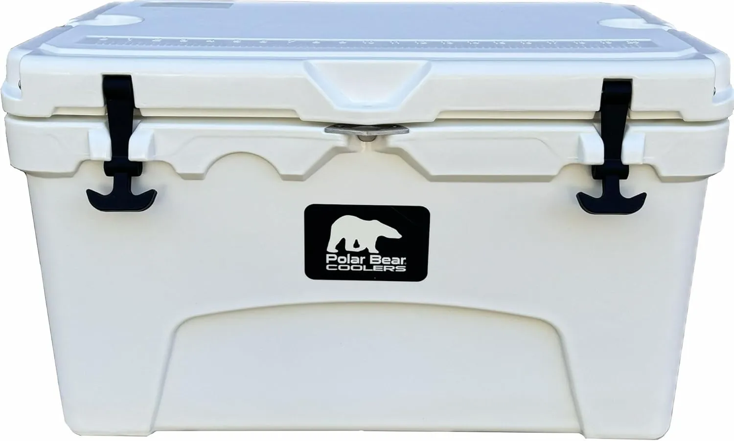 45 Can Hard-Sided Cooler - Ice Chest for Camping, Travel, Sports Events, or Fishing - Insulated Hard Shell Cooler - Heavy-Duty & Portable - Keeps Ice up to 5 days - 45 qt, White
