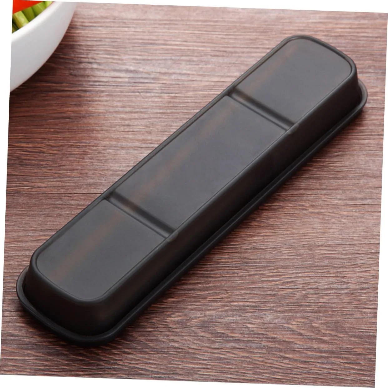 4pcs Stainless Steel Cutlery Set Walnut Handle Portable Fork and Spoon Tableware for Travel Picnic and Dining Compact Utensil Kit Storage Box