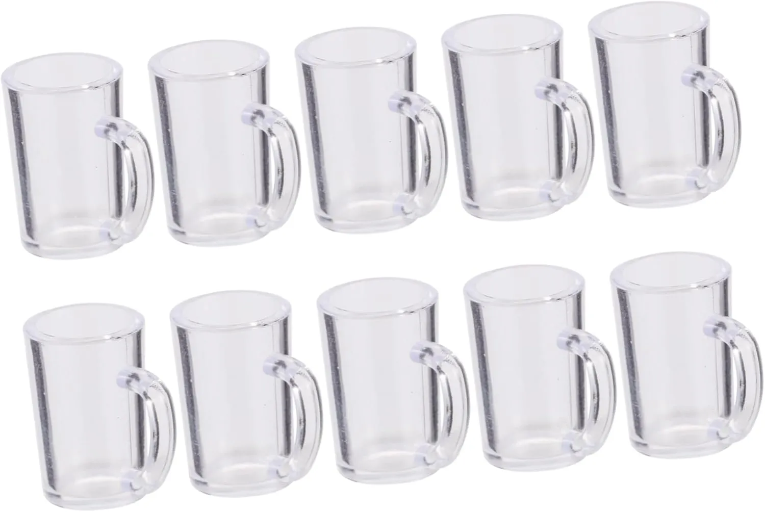 50pcs Miniature Beer Mug Models Tiny House Decor Simulated Resin Beer Cups for Dollhouse Accessories Realistic and Compact Design for DIY Projects and Photo Props