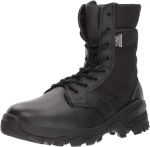 5.11 Tactical Men's 8" Black Leather Speed 3.0 Waterproof Combat Military Boots, Style 12371