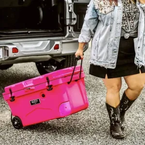 52 Quart Glitzy Neon Pink Cooler