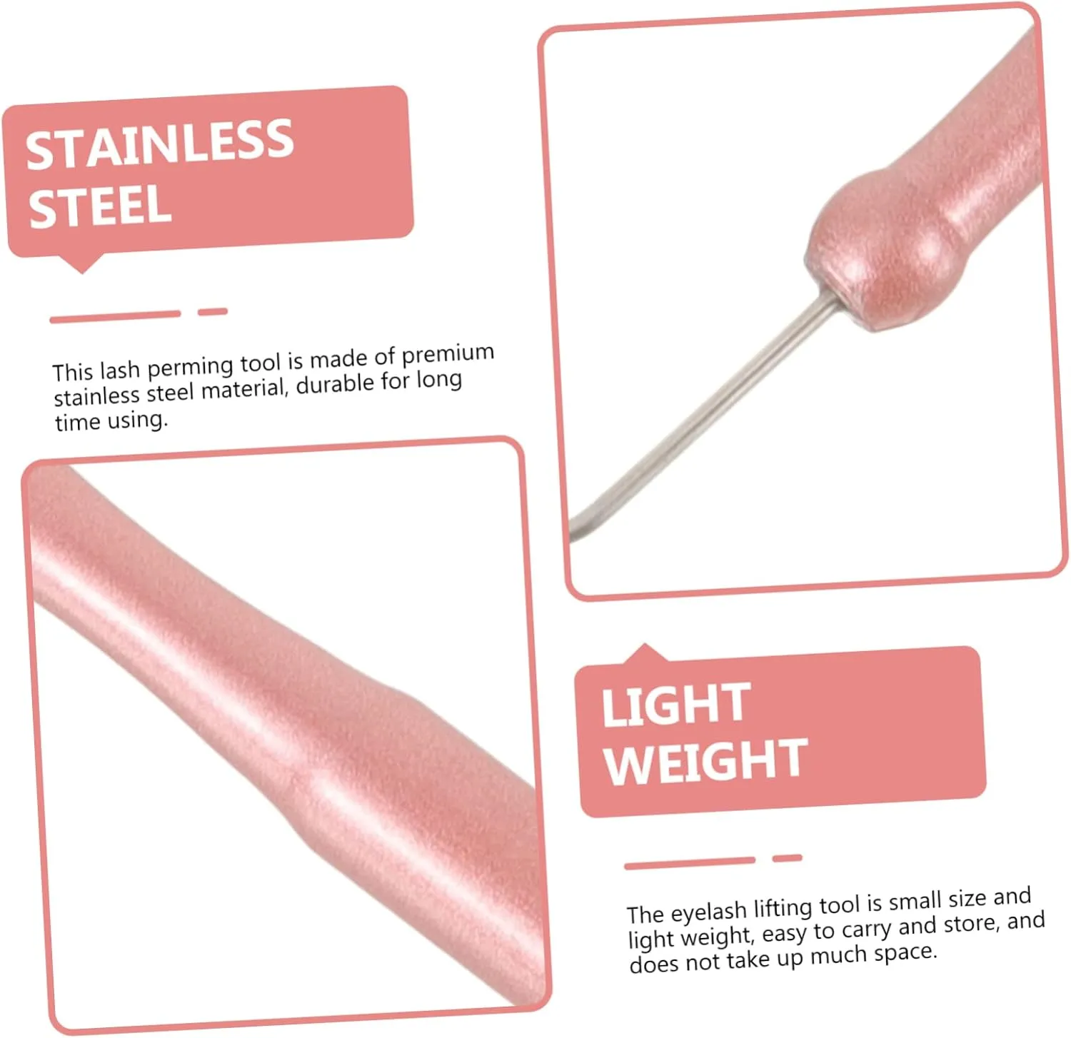 5pcs Eyelash Lift Tool Dual- Lash Separator Comb Premium for Professional Salon Use Lightweight Compact Design for for Eyelash Extensions Curling