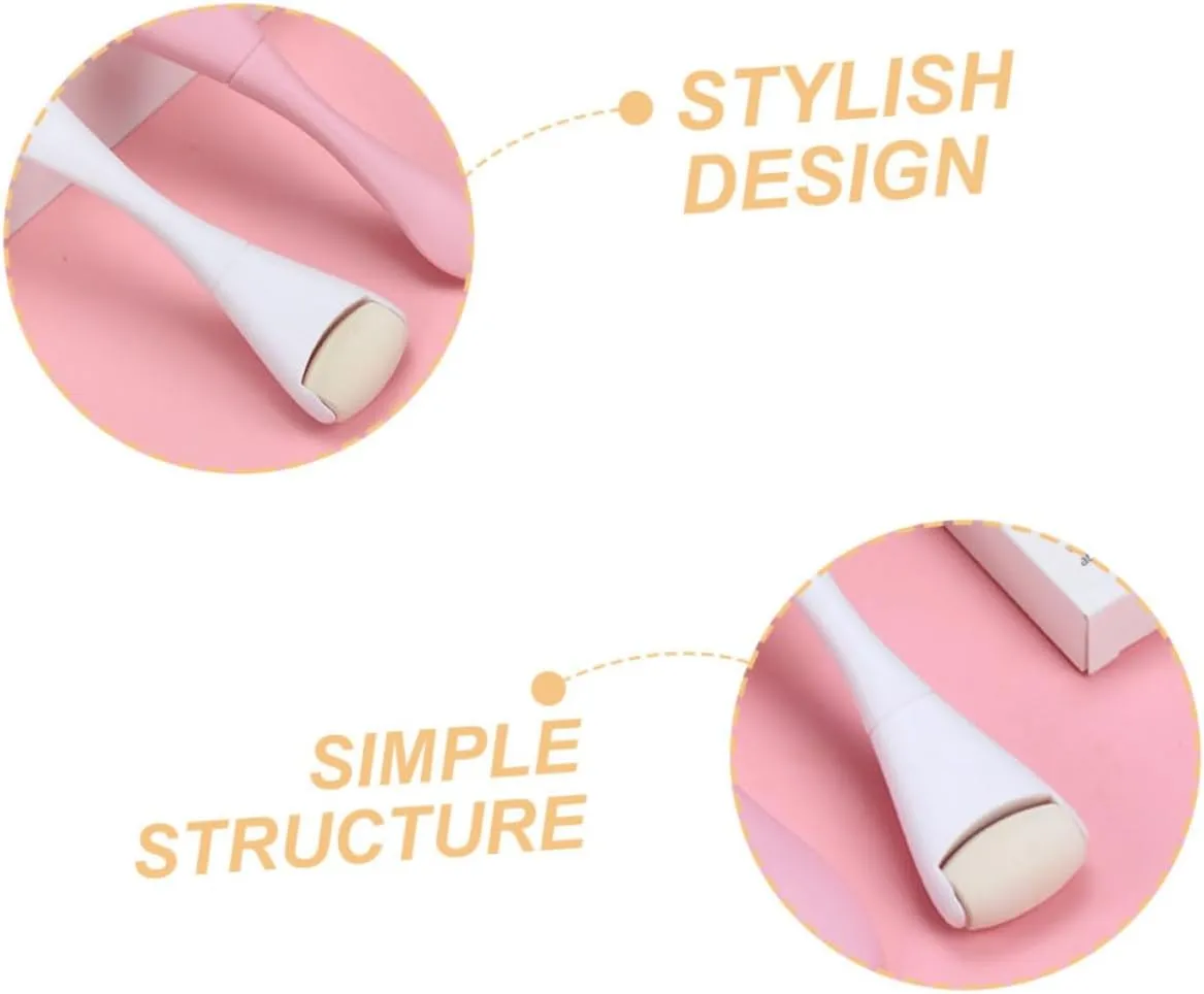 5pcs Oil Removal Roller Massage Tool Women Oil Absorbing Stick Volcanic Stone Massage Stick Massaging Roller Skin Care Tool Face Oil Cleaning Roller Skin Care Roller/977(Whitex5pcs)