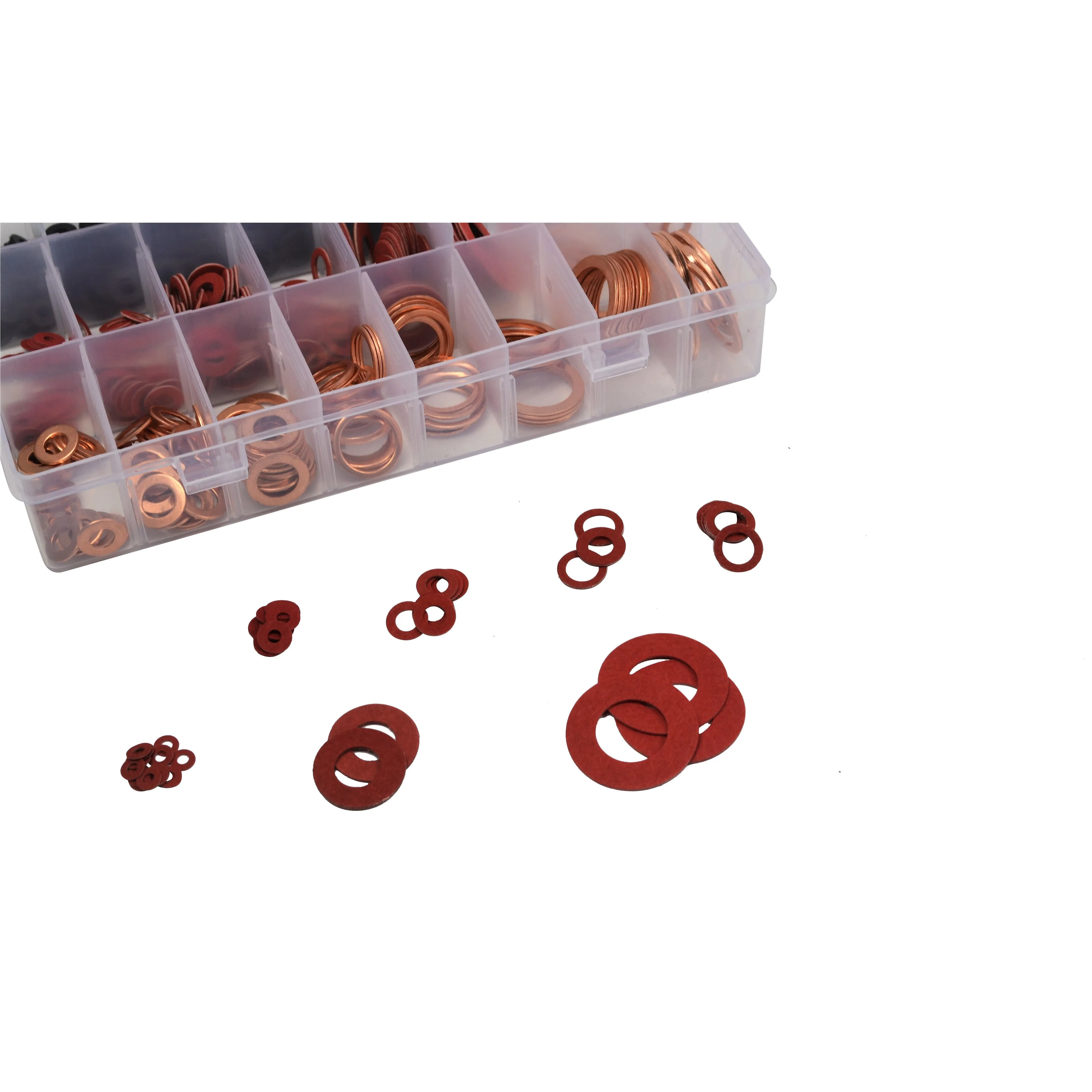 680pc Gasket Washer Assortment Kit