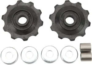 6mm Wheel Pulley Conversion Kit, Steel Material Scratch, Replacement for Suntour Derailleurs, Installation, Fine Workmanship,