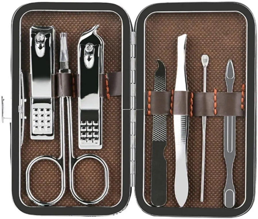 7 Piece Nail Set Household Beauty Manicure Tool Portable Nail Clipper Set,7PCS