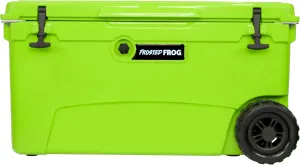 70 Quart Ice Chest Heavy Duty High Performance Roto-Molded Commercial Grade Insulated Cooler with Wheels