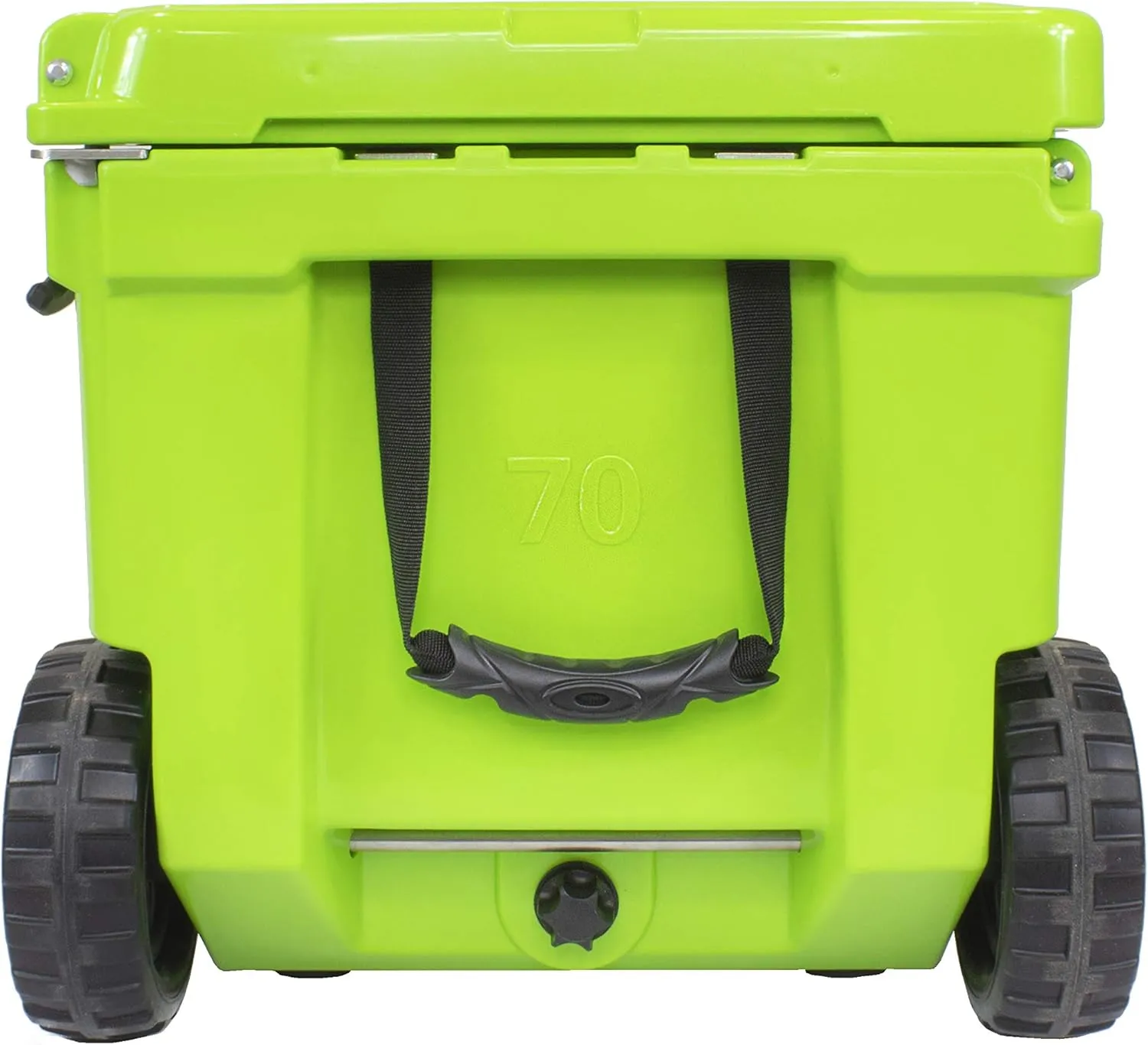 70 Quart Ice Chest Heavy Duty High Performance Roto-Molded Commercial Grade Insulated Cooler with Wheels