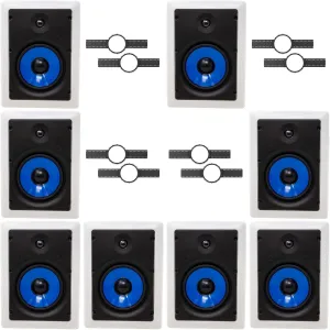 8-Legrand HT5651 5000 Series 6.5" in-Wall Speaker (Sold Individually)   Install KIT (PRE Construction Bracket)
