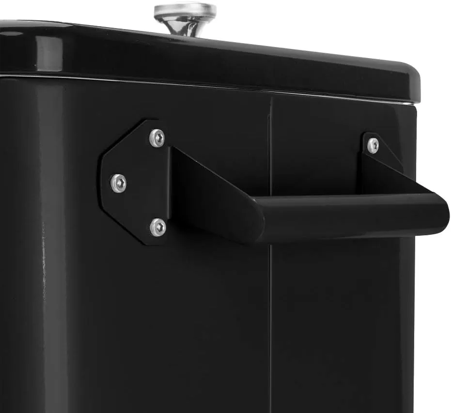 80 Quart Rolling Cooler Cart with Shelf and Bottle Opener for Patio Party