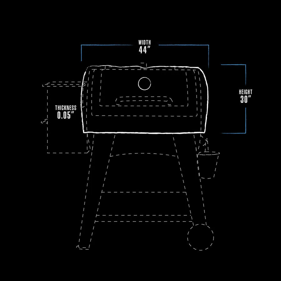 800 Series Insulated Grill Blanket with Back Venting