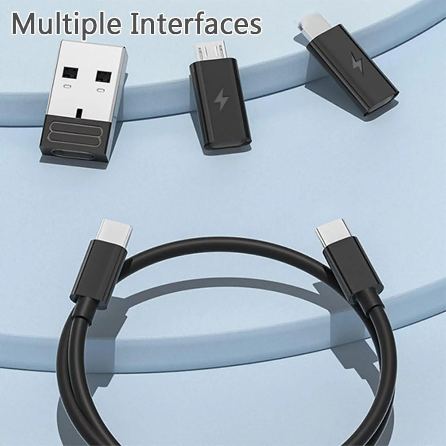 9 in 1 Cable Case, 9 in 1 Cable Case Kit, Humorous 9 in 1 Cable Case, 9 in 1 Cable Charger Case, Cable Conversion Storage Box, For Travel Work Outdoor Business