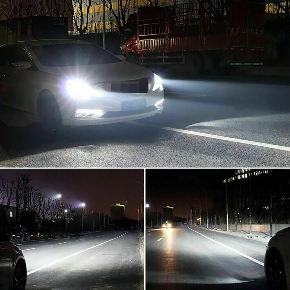 9005   H11   5202 LED Fog Light Bulbs Fit For 2007-2013 GMC SIERRA 1500 2500 3500 LED Bulbs 6000K Cool White, Pack of 6