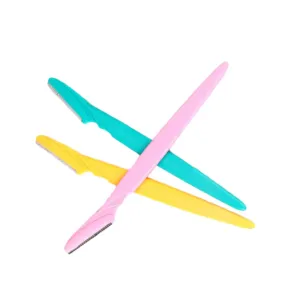 96-piece Eyebrow Razor Kit Blade Shaper Portable Easy Women and Travel Random Color