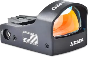ADE RD3-012PRO Motion Awake (Sensor Activated) System Red Dot with 2MOA Dot and 32 MOA Circle Multi Reticle Reflex Sight for Handgun That is Compatible with Doctor Footprint – Compact Reflex Optic