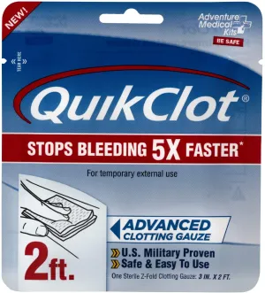 Adventure Medical Kit QuikClot Gauze 3 inch x 2 foot