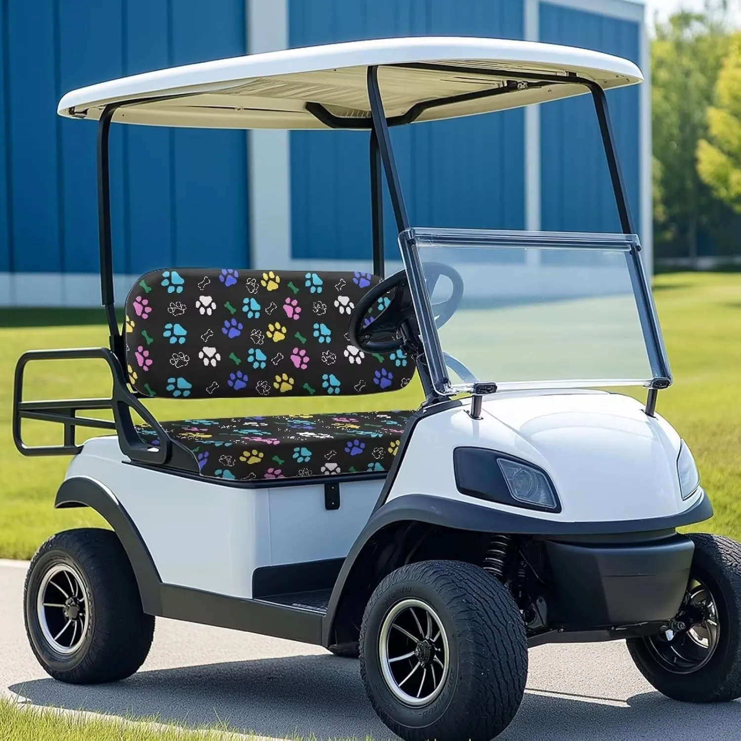 AFPANQZ Golf Cart Seat Cover for Summer - Breathable, Anti-Hot, Waterproof Easy to Install and Clean Golf Cart Blanket