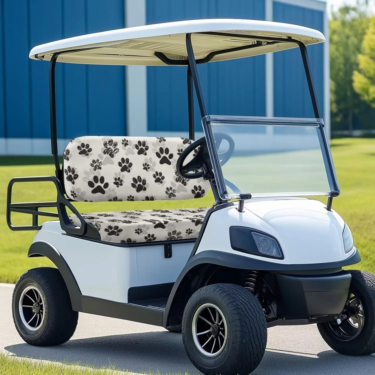 AFPANQZ Golf Cart Seat Cover for Summer - Breathable, Anti-Hot, Waterproof Easy to Install and Clean Golf Cart Blanket