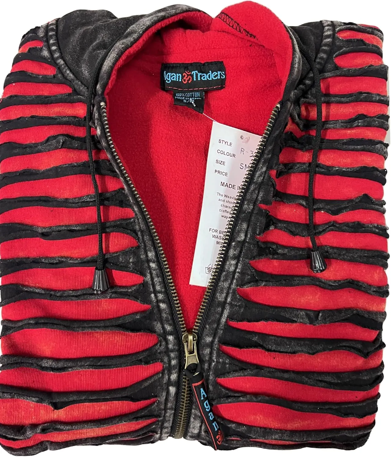 Agan Traders 2025 Spring Patch Funky Fleece Insulated Bohemian Outwear Winter Jacket