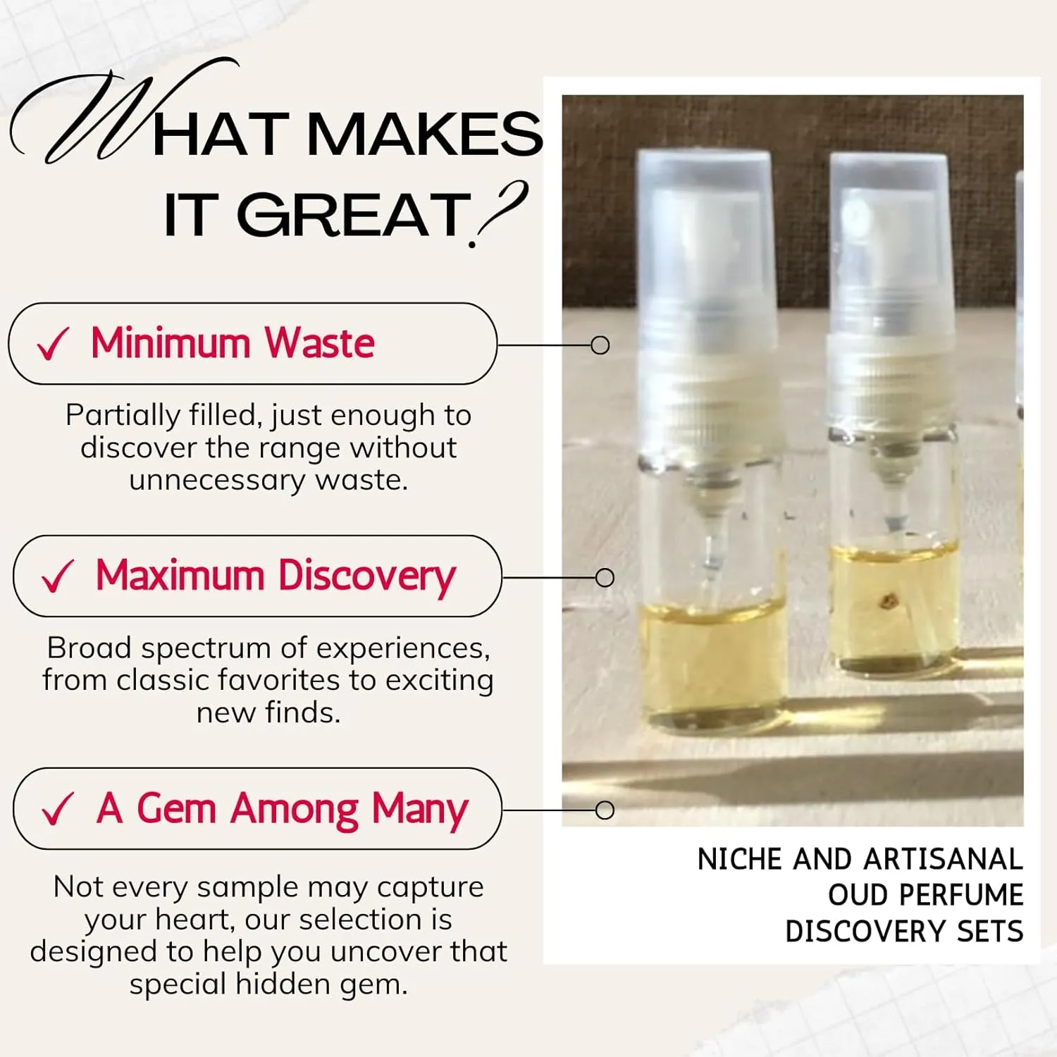 Ahmad Al Maghribi Perfume Samples (Complete Set) Women's Fragrances and Men Cologne - Muestras de Perfumes Para Mujeres y Hombres. Pheromone Perfume