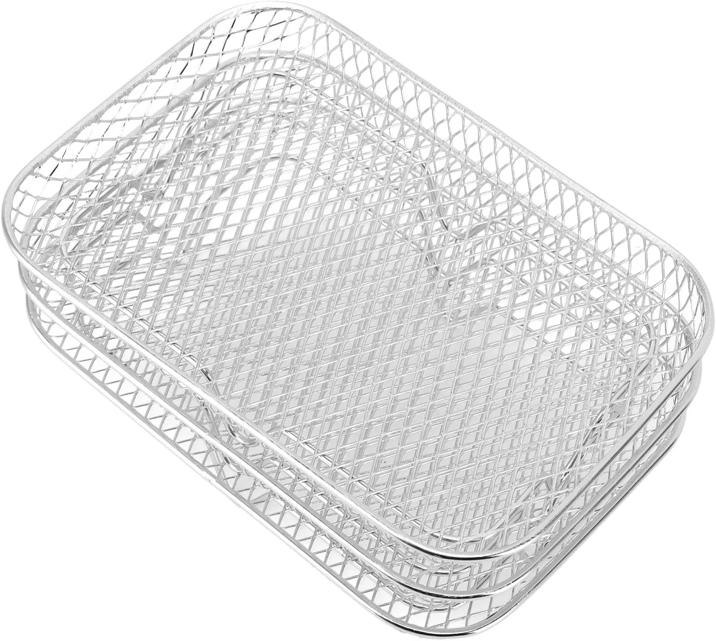 Air Fryer Rack, Air Fryer Accessories Cooling Rack Set Multi Layer Dehydrator Accessories (Rectangle (12 X 10 X 1.5cm / 4.72 X 3.94 X 0.59in))
