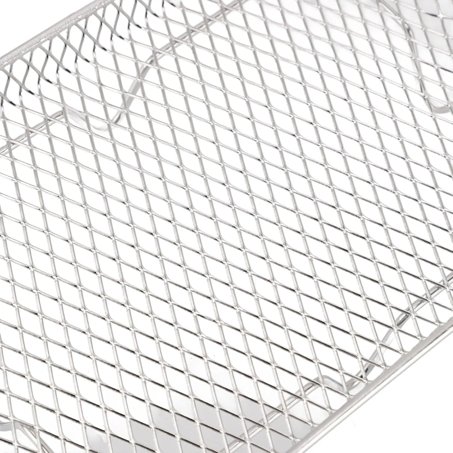Air Fryer Rack, Air Fryer Accessories Cooling Rack Set Multi Layer Dehydrator Accessories (Rectangle (12 X 10 X 1.5cm / 4.72 X 3.94 X 0.59in))