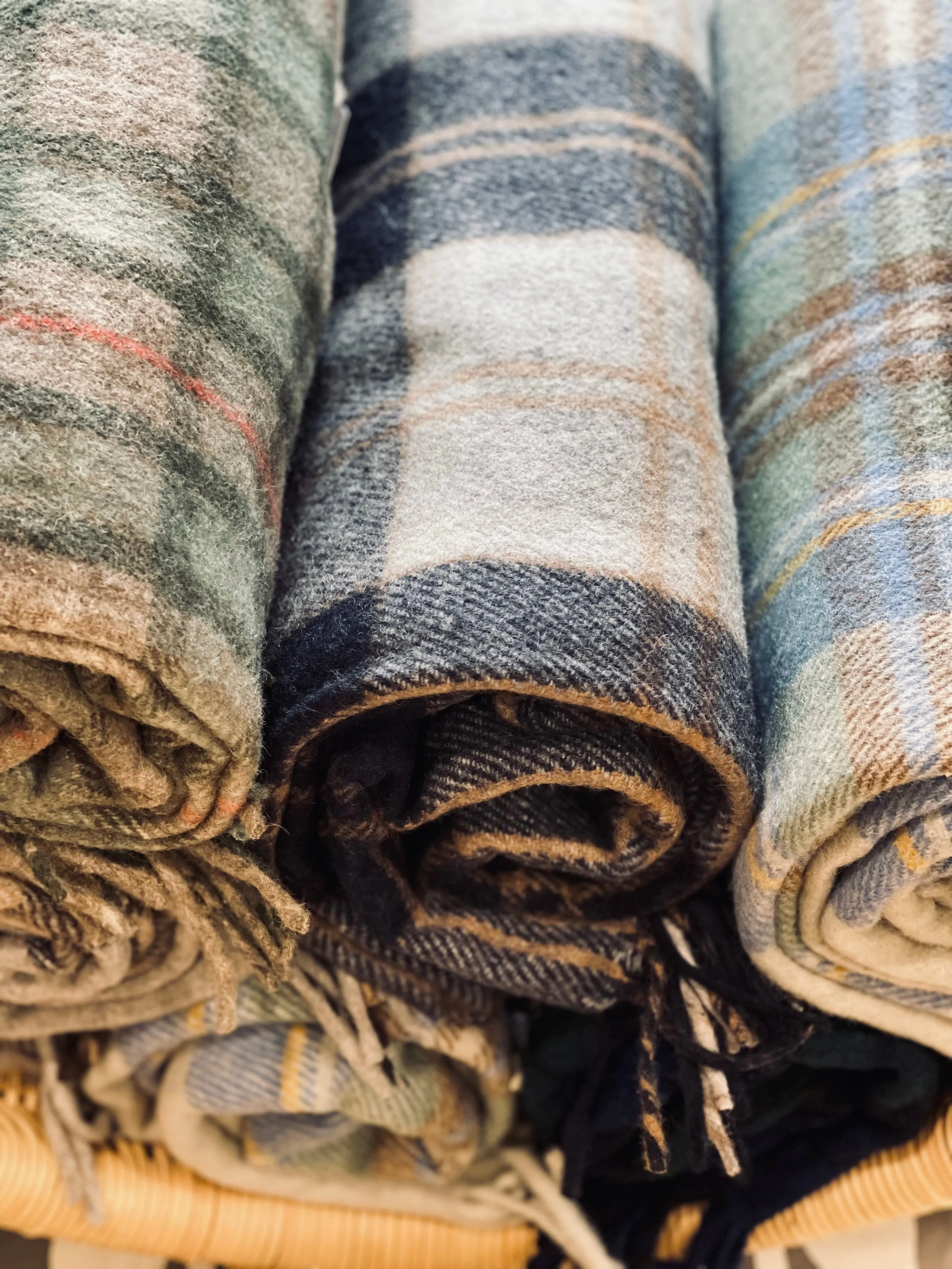 All weather tartan adventure blanket