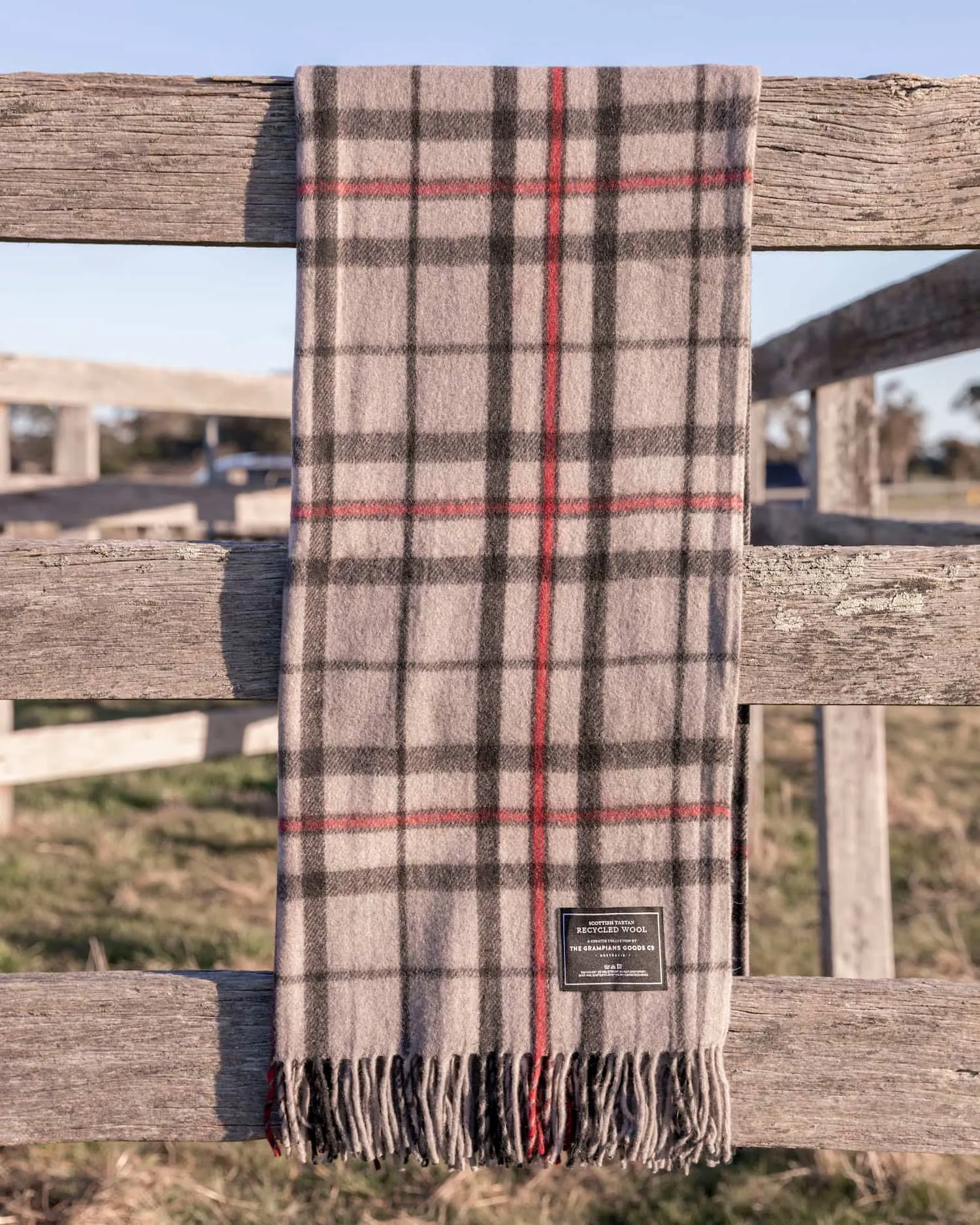 All weather tartan adventure blanket
