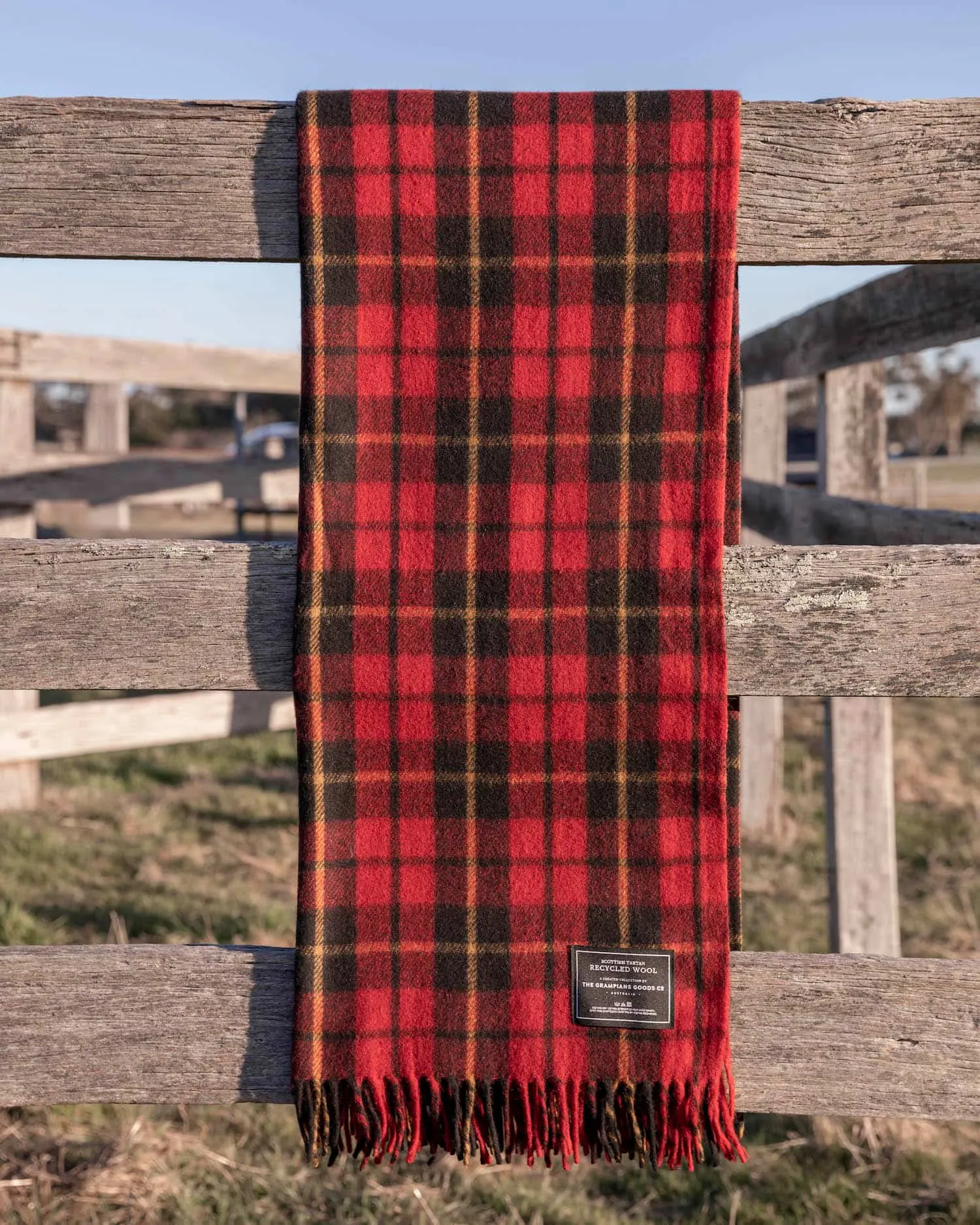 All weather tartan adventure blanket