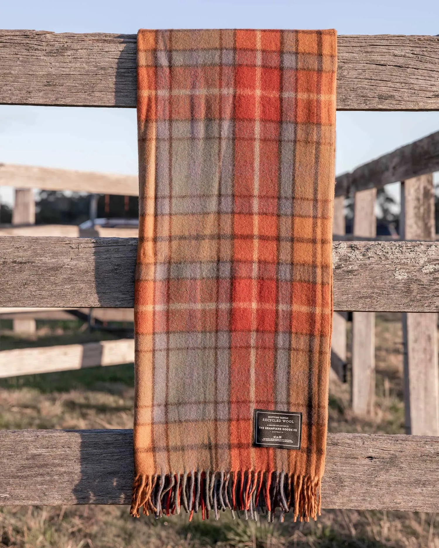 All weather tartan adventure blanket